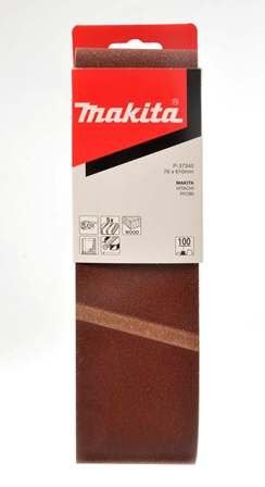 MAKITA bande abrasive 76x610 mm K240 5 pièces P-37378