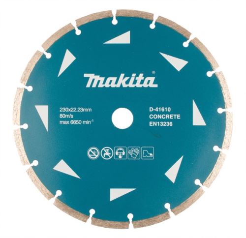 Disque à tronçonner diamanté segmenté MAKITA 230x22,23 mm D-41610