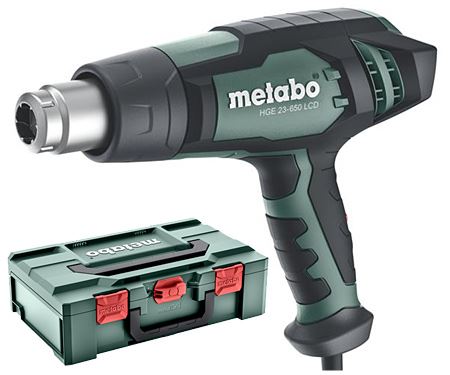 Pistolet thermique Metabo HGE 23-650 LCD + Metabox 603065500