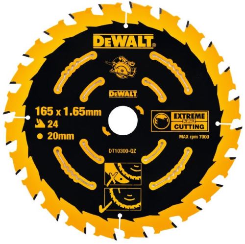 Lame de scie DeWALT EXTREME, 184 x 16 mm, 40 dents, ATB + 20°, coupe fine DT10303