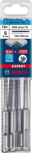 BOSCH EXPERT foret SDS plus-7X, 5x100x165 10 pièces 2608900158