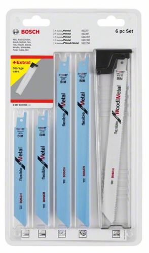 BOSCH Jeu de lames de scie pour scies à queue RSB (6 pièces) Set Top Seller 2607010906