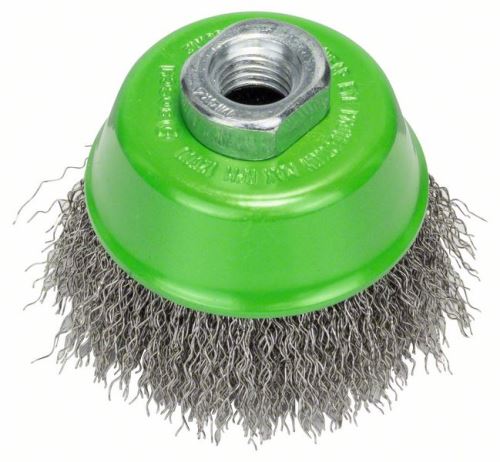 BOSCH Brosse coupe, fil ondulé, 75, acier inoxydable 75 mm, 0,3 mm, M14 2608622102