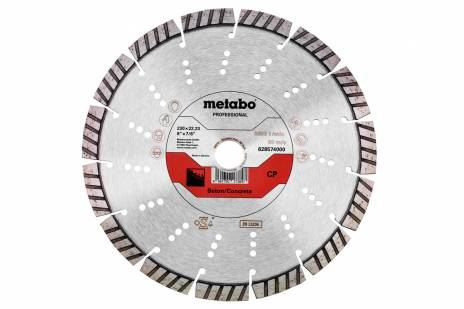 METABO Disque à tronçonner diamanté Dia-TS 230x22,23mm - CP, Béton, Professionnel 628574000