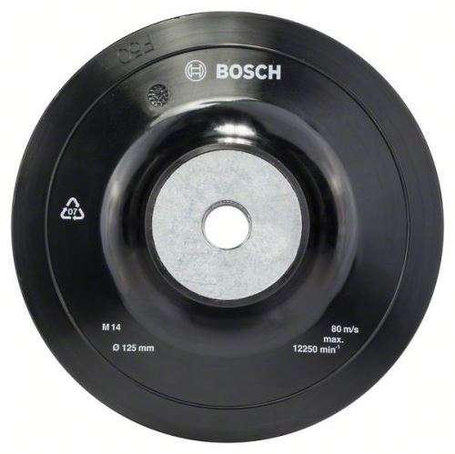 BOSCH Plaque d'appui Standard M14 125 mm 125 mm, 12 500 tr/min 1608601033