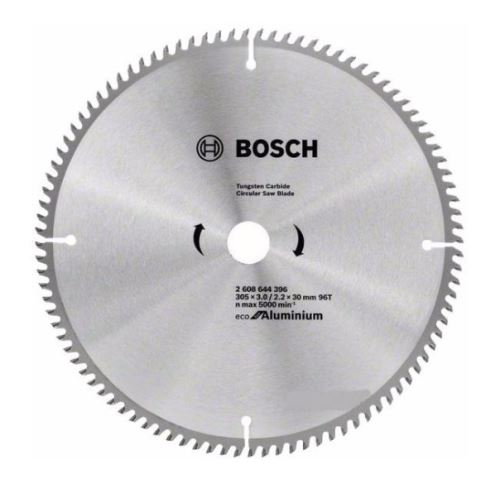 BOSCH Lame de scie Eco pour Aluminium 305x3,0/2,2x30 96T 2608644396