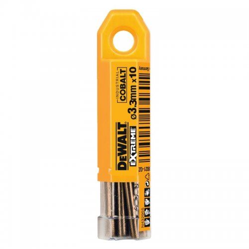 DeWALT Forets pour métal HSS-E COBALT 3,3 x 65 mm (10 pièces) DT4922