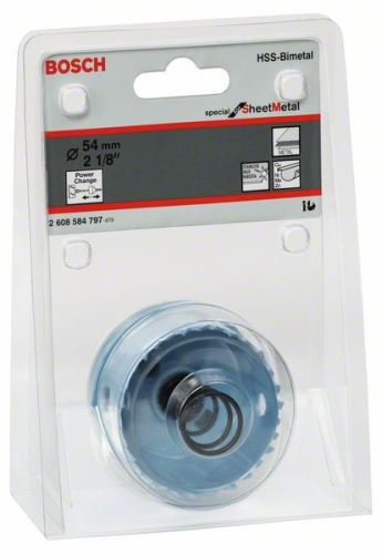 BOSCH Scie cloche à tôle pour tôle 54 mm, 2 1/8" 2608584797