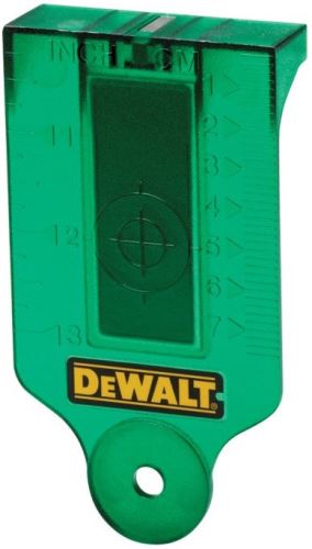 Carte de visée DeWALT pour lasers verts DE0730G