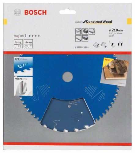 BOSCH Lame de scie Expert pour Construct Wood 210 x 30 x 2,0 mm, 30 2608644141