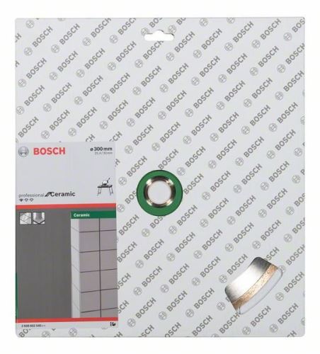 BOSCH Disque à tronçonner diamanté Standard pour Céramique 300 x 30+25,40 x 2 x 7 mm 2608602540