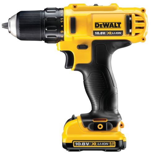 DeWALT Perceuse/visseuse sans fil 10,8V CS Li-Ion XR 2x2,0 Ah DCD710D2