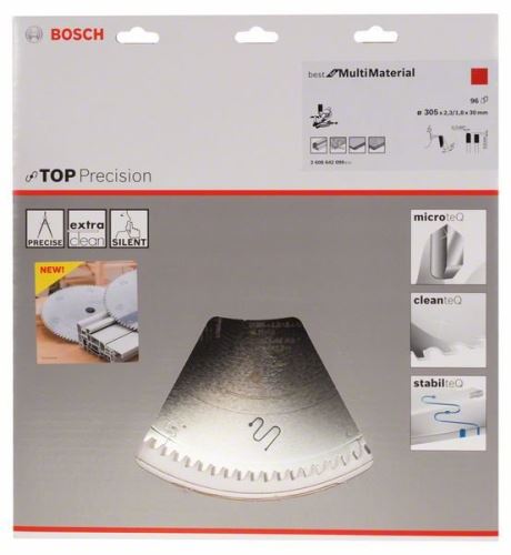 BOSCH Lame de scie circulaire Top Precision Best for Multi Material 305 x 30 x 2,3 mm, 96 2608642099