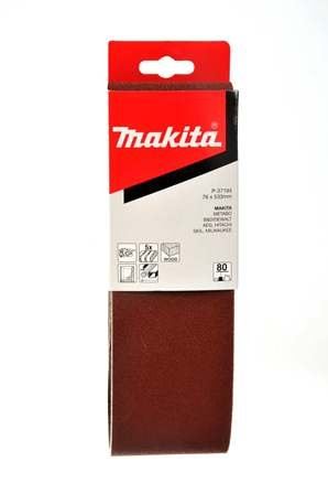 MAKITA bande abrasive 76x533 mm K60 5 pièces P-37188