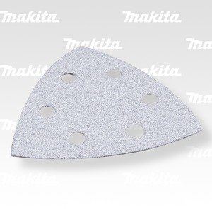 MAKITA papier abrasif Velcro 94x94x94 mm 6 trous K80, 10 pcs P-42709