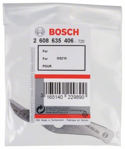 BOSCH couteau droit à GSZ 160-coupe droite jusqu'à 1.6mm 2608635406