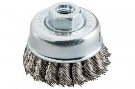 METABO Brosse à pot 65 x 0,35 mm/ M 14, acier, torsadée 623796700