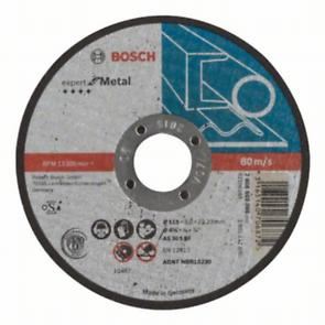 BOSCH Disque à tronçonner droit Expert pour métal AS 30 S BF, 115 mm, 3,0 mm 2608603395