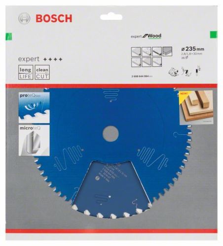 BOSCH Lame de scie Expert pour le bois 235 x 30 x 2,8 mm, 36 2608644064