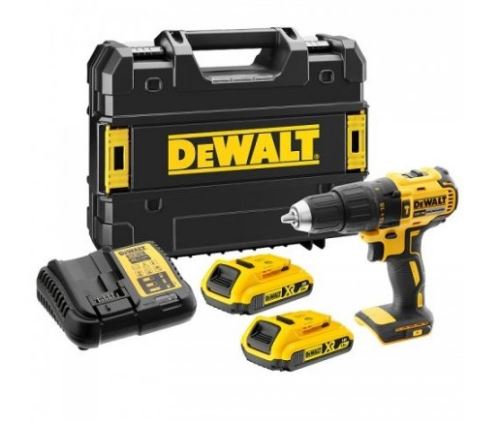 Perceuse à percussion sans fil Dewalt 2x2 Ah 18V DCD778D2T