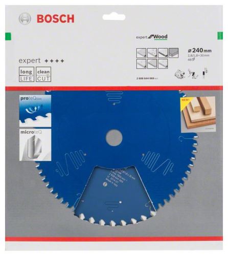 BOSCH Lame de scie Expert pour le bois 240 x 30 x 2,8 mm, 48 2608644069