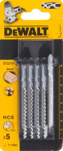 Lame de scie DeWALT XPC, pour bois, 82 mm (5 pièces) DT2216