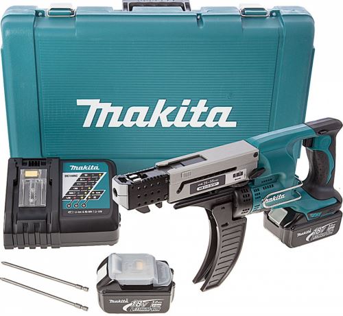 Makita Visseuse sans fil avec chargeur 25-55 mm, Li-ion LXT 18V/3.0Ah DFR550RFE