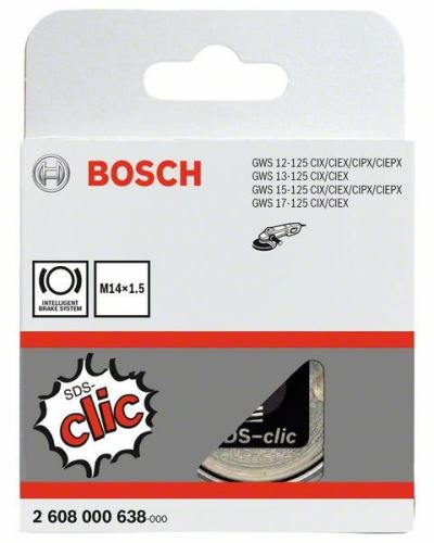 BOSCH Écrou à serrage rapide SDS-clic M 14 x 1,5 mm M 14 x 1,5 mm 2608000638