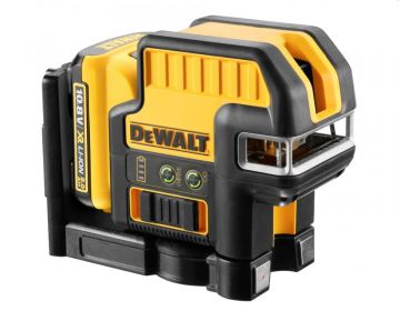 Laser vert croisé alimenté par batterie DeWALT DCE0822D1G