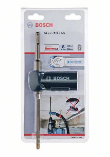 BOSCH Forets creux avec extraction SDS plus-9 Speed Clean 8 X 100 X 230 mm 2608579292