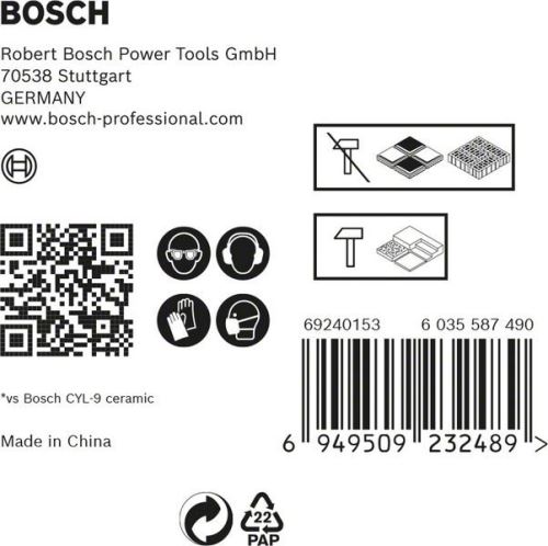 BOSCH EXPERT 5pcs HEX-9Céramique dure 5/6/8+CYL-3 6/6 2608900596