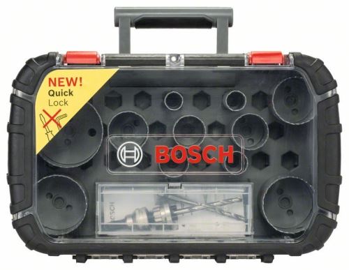 BOSCH Jeu de 6 trous HSS BIM pour électriciens 22 ; 29 ; 35 ; 44 ; 51 ; 65mm 2608580886