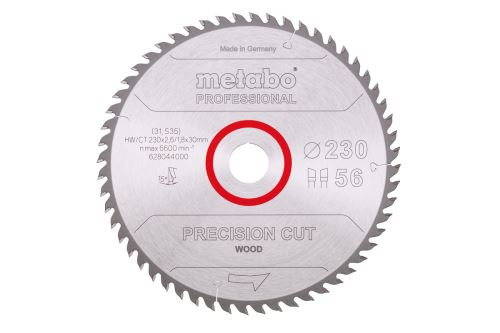 METABO Lame de scie HW/CT 230 x 30 mm, 56 dents 628044000