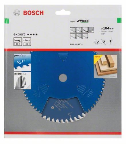 BOSCH Lame de scie Expert pour le bois 184 x 16 x 2,6 mm, 56 2608644037