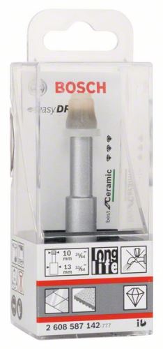 BOSCH Forets diamantés pour perçage à sec Easy Dry Best for Ceramic 10 x 33 mm 2608587142