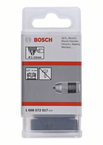 BOSCH Mandrins à serrage rapide jusqu'à 13 mm 1-13 mm, 1/2" – 20 1608572017