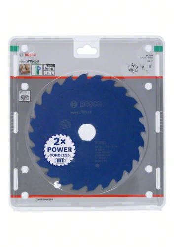 Lame de scie BOSCH pour scies sans fil ; Expert pour le bois 210x30x1,7/1,2x24T 2608644516