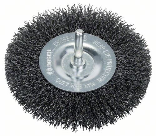 BOSCH Brosse métallique circulaire, fil ondulé, 100×0,3 mm, acier 100 mm, 0,3 mm, 10 mm 1609200273