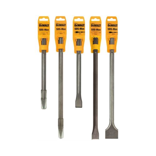 Jeu de burins DeWALT pour SDS-max (5 pièces) SDSMAXSET2