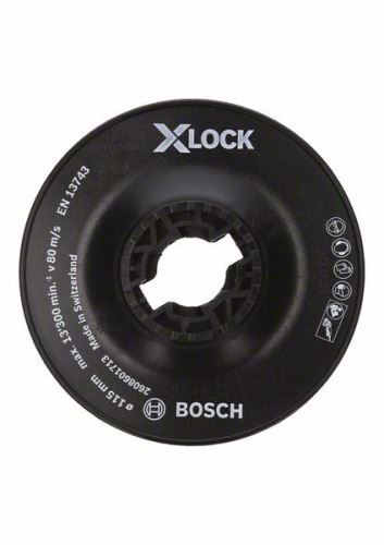 BOSCH X-LOCK Plaque d'appui, grossière 115 mm, 13 300 tr/min 2608601713