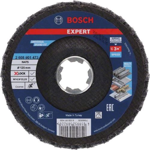 BOSCH EXPERT X-LOCK lamellaire N475 SCM grossier125mm 2608901473