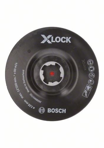 BOSCH X-LOCK Système de plaque de support avec système de serrage Velcro, 125 mm, 12 500 tr/min 2608601722