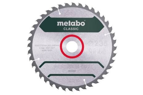 METABO Lame de scie "bois coupé de précision - classique", 235x30 mm, 40 dents, 15° 628679000