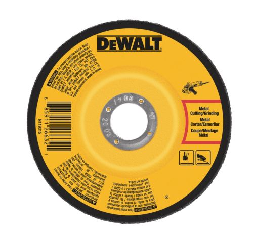 DeWALT Disque à tronçonner pour métal 115 x 6 x 22,23 mm DWA4514SIA