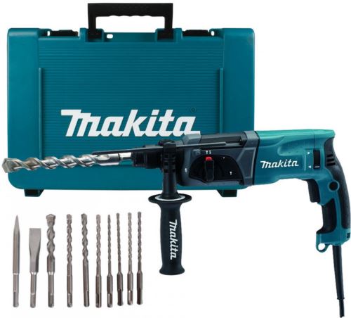 Makita Marteau combiné avec accessoires 2,4J, 780W HR2470X16