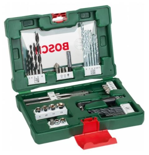 BOSCH jeu d'embouts de tournevis et forets 41 pièces avec tournevis double face 2607017316