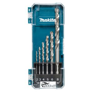 MAKITA jeu de forets à métaux HSS-G 2,3,4,5,6,8 mm D-75742