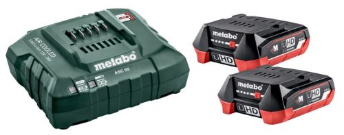 METABO Kit de base (chargeur + batteries) 12 V / 2 x LiHD 4,0 Ah 685301000