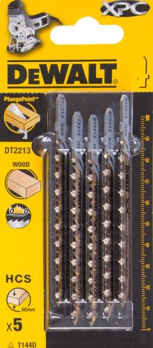 Lames de scie à bois et acier DeWALT XPC (HCS) 100 mm coupes rapides (5 pièces) DT2213