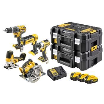 Ensemble d'outils à batterie combo DeWALT 18 V, 3x batterie DCK500P3T